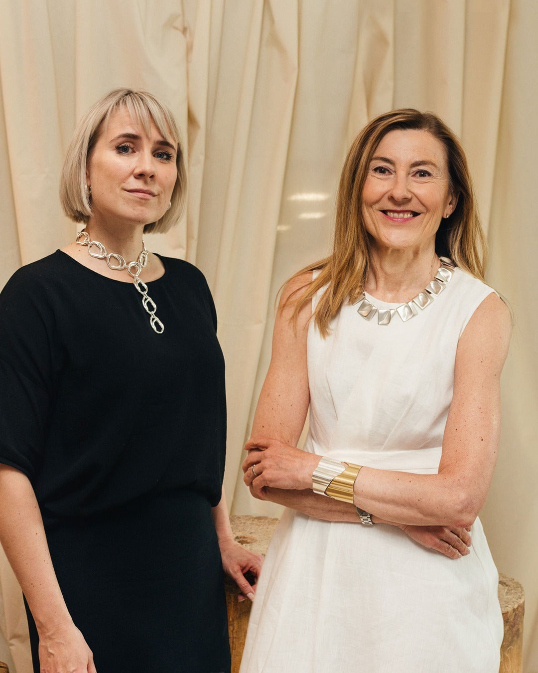 Aino Ahlnäs, Creative Director ja Kirsi Paakkari, CEO, Kalevala Koru