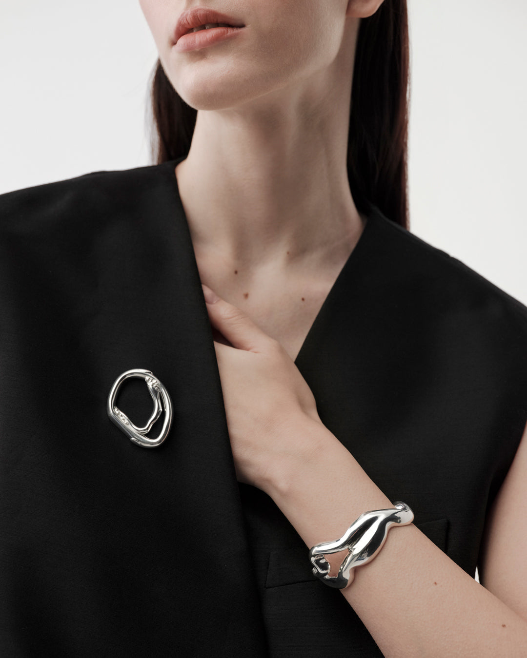 Männyt ブローチ シルバー