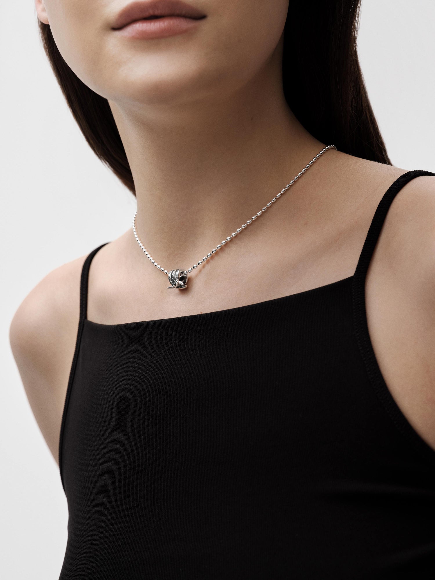 Käärmeチャーム シルバー