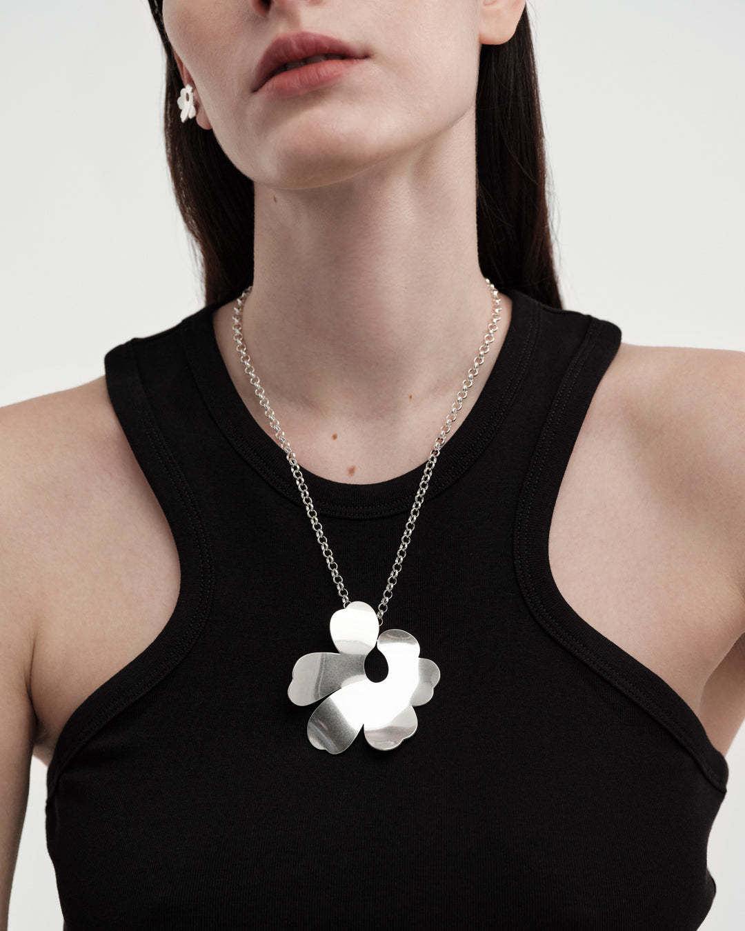 Unikko ラージペンダント シルバー