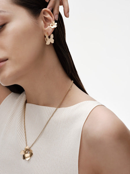 Unikko Earcuff Bronze