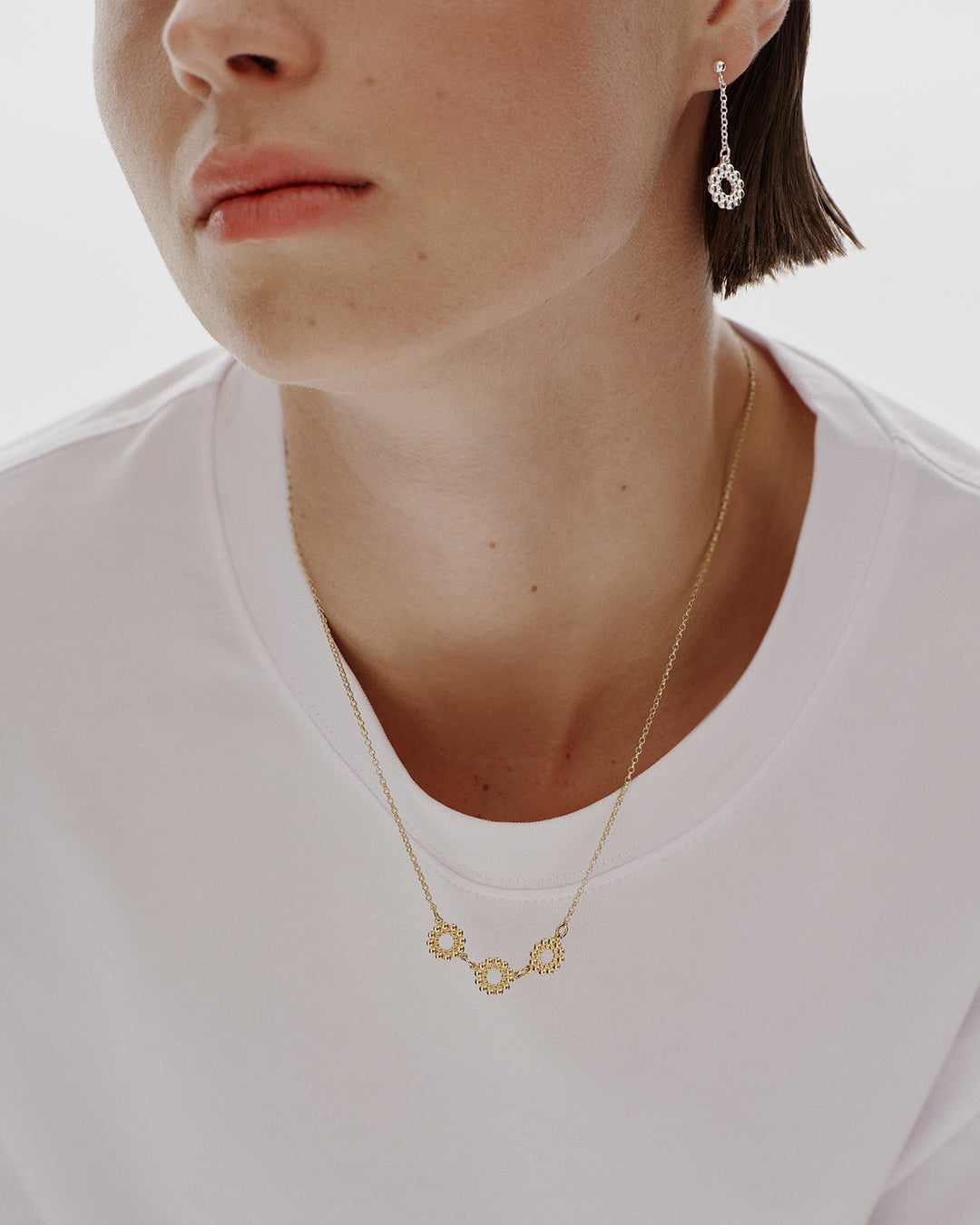 Valoisa ネックレス 3ピース シルバー