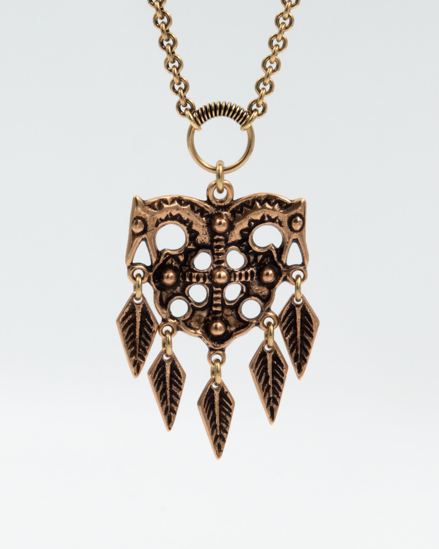 Pidetty Heporisti-riipus 70 cm pronssi