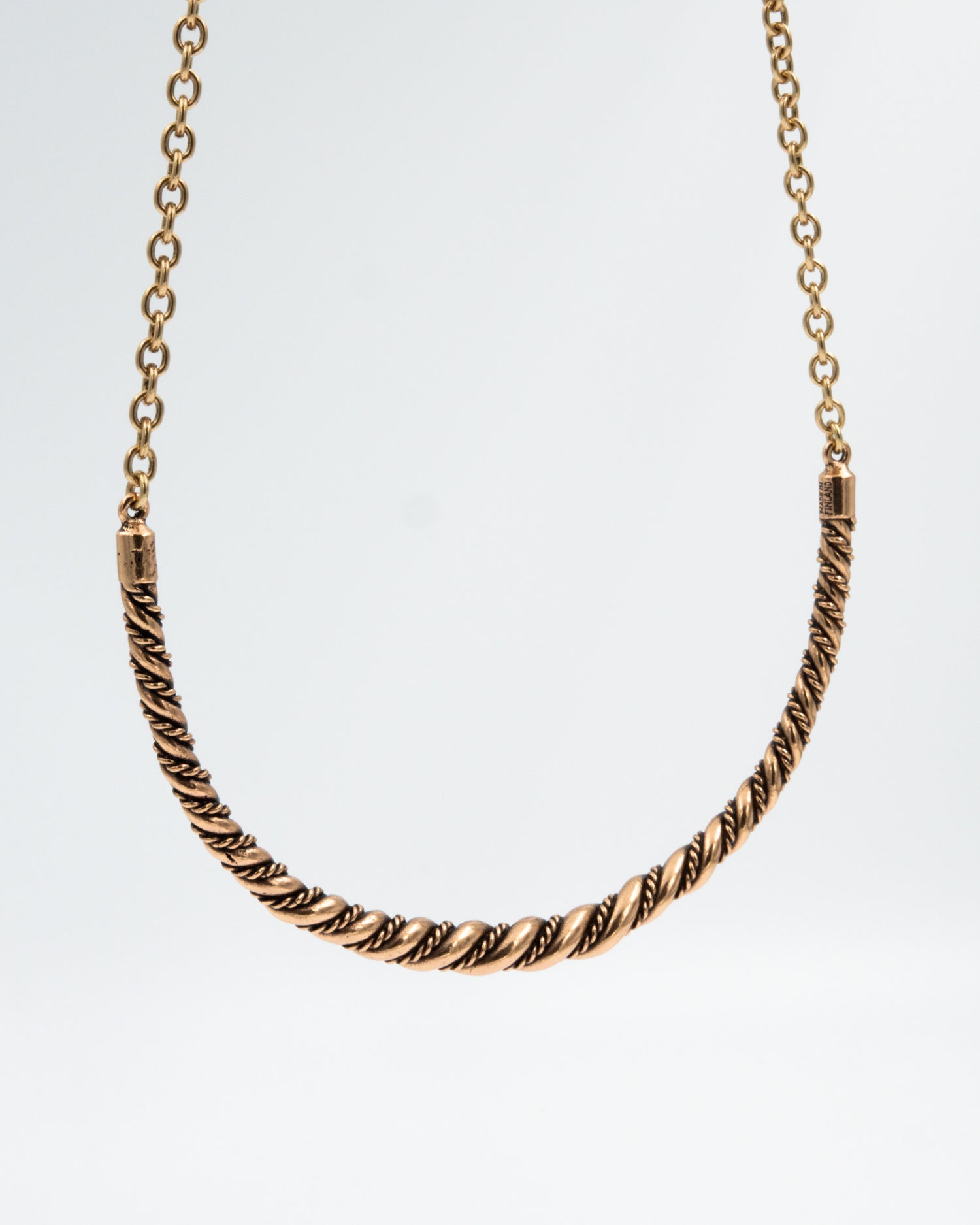 Preloved Halikko kierrekääty ネックレス 47cm ブロンズ