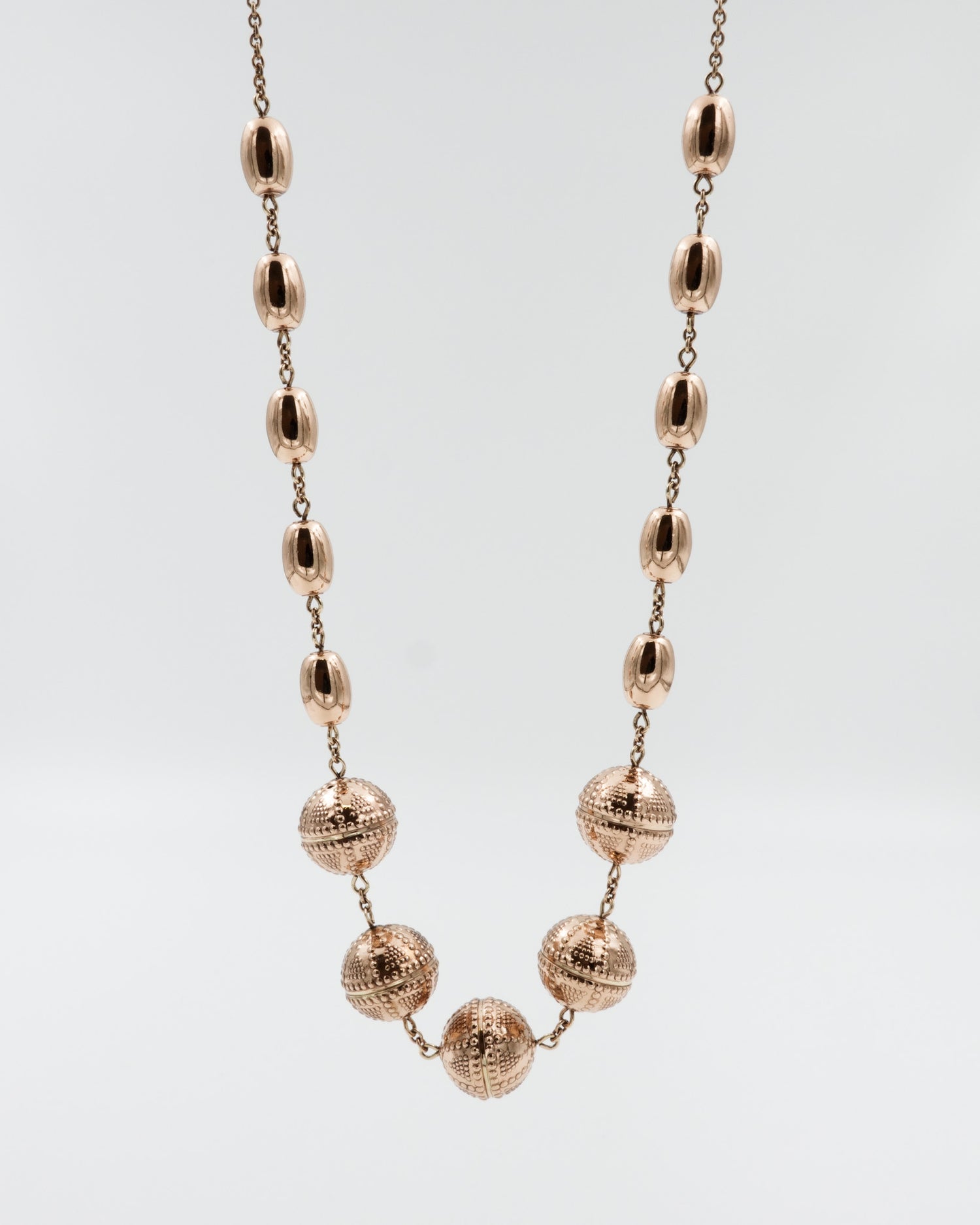 Preloved Halikko filigree bead ネックレス 70cm ブロンズ