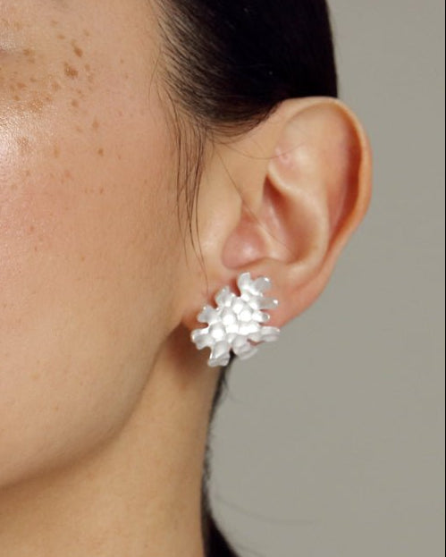 Tundra Earrings Small Silver
