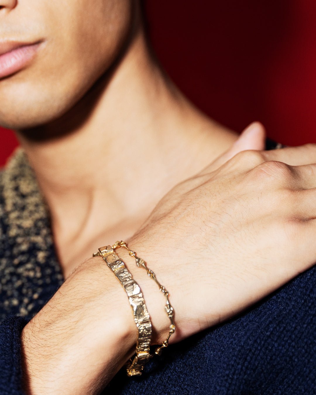 Hippuゴールドブレスレット