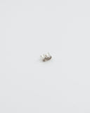 Earring background stud silver 1 pc