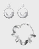 Kaaria ブレスレット & ピアス シルバー