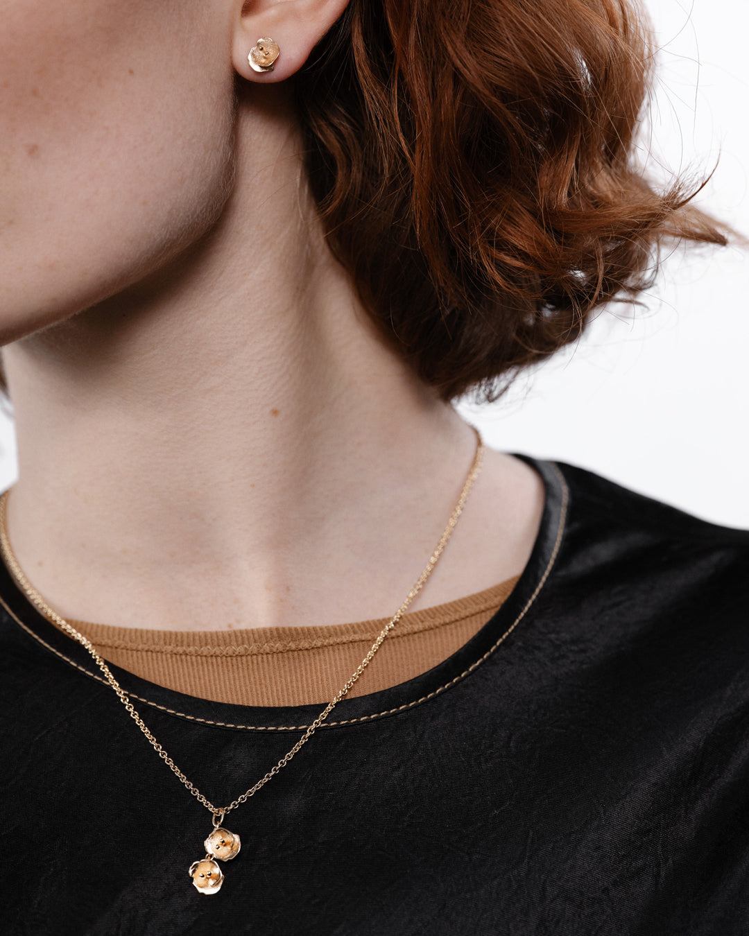 夏至のバラ ミニネックレス ゴールド | Kalevala ジュエリー