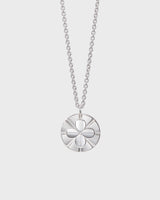 Amulet pendant Four-leaf Clover large silver