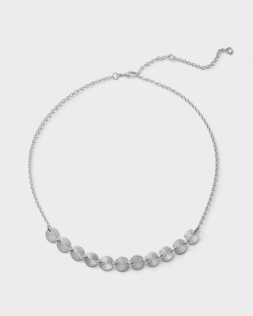 Kosmos necklace silver