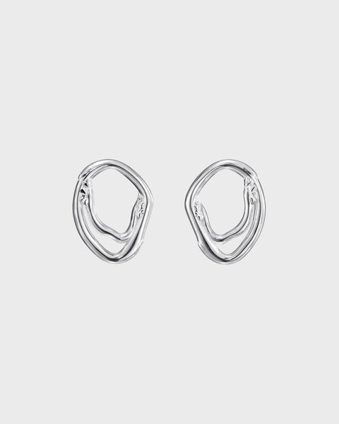 Männyt ピアス ラージ シルバー – Kalevala