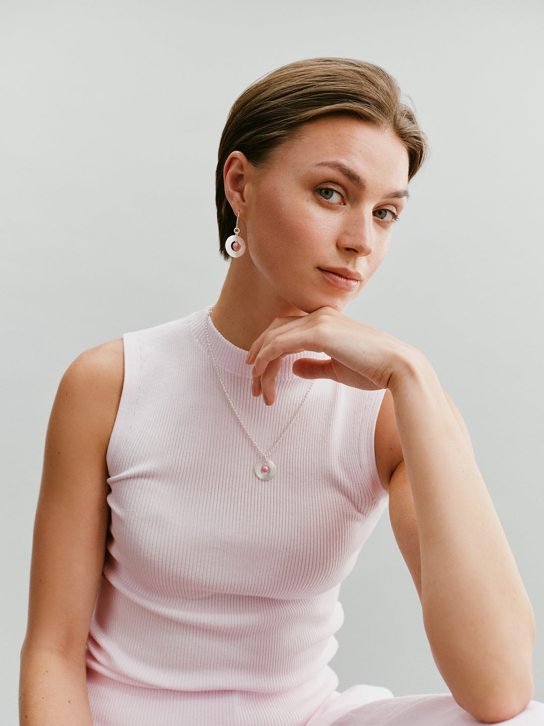Pink Ribbon 2026 Kosmos pendant silver