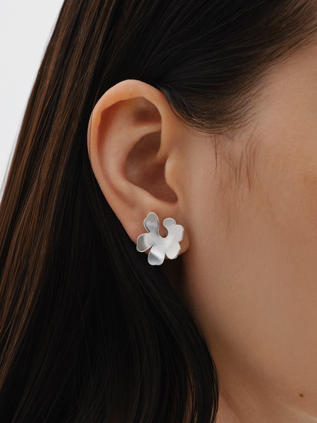 Kalevala x Marimekko | Unikko ウニッコ ミニピアス シルバー