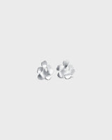 Unikko single miniature earring silver