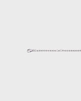 Oval ball chain extender 5/10 cm silver