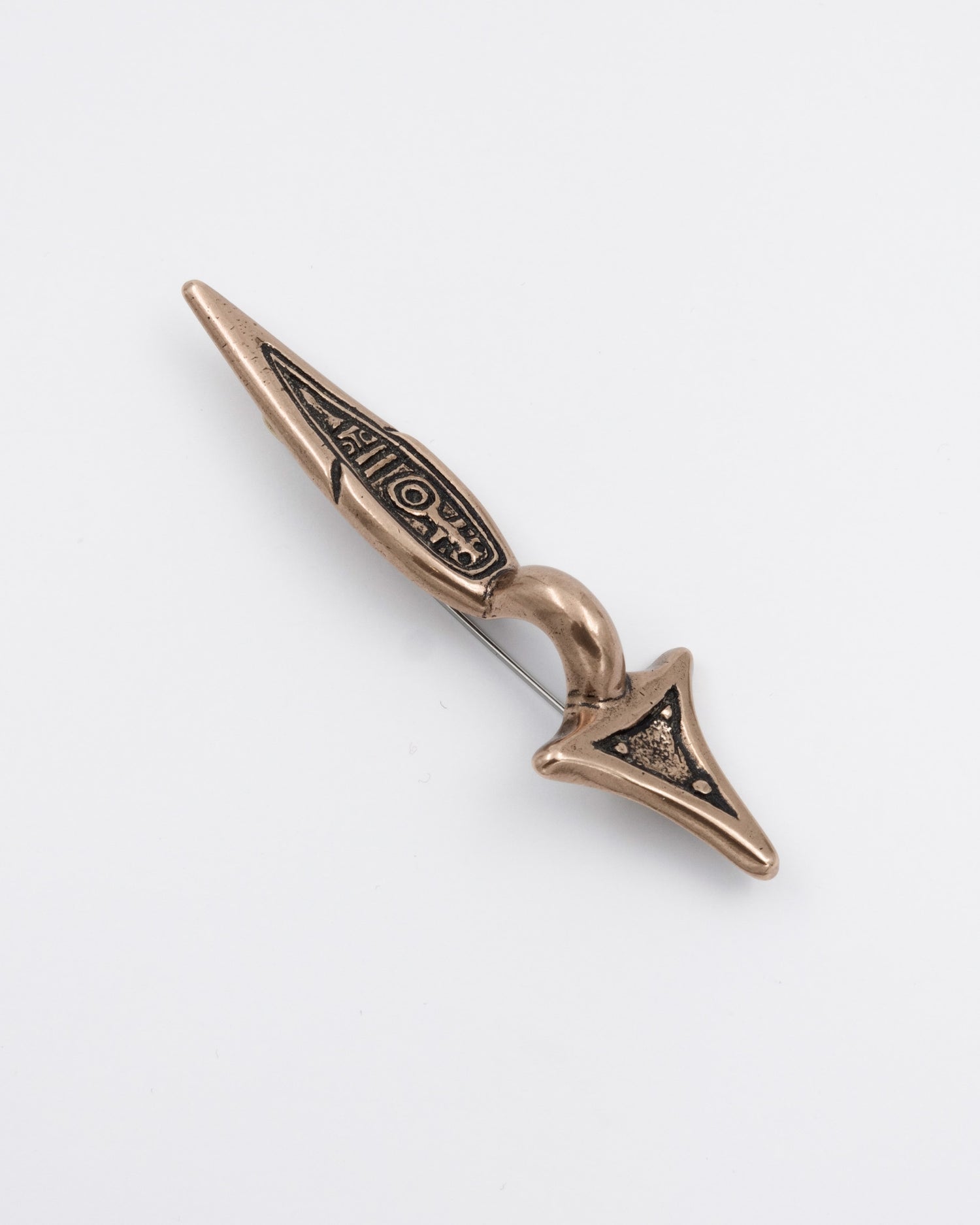 Preloved Uskelan nuoli ブローチ ブロンズ