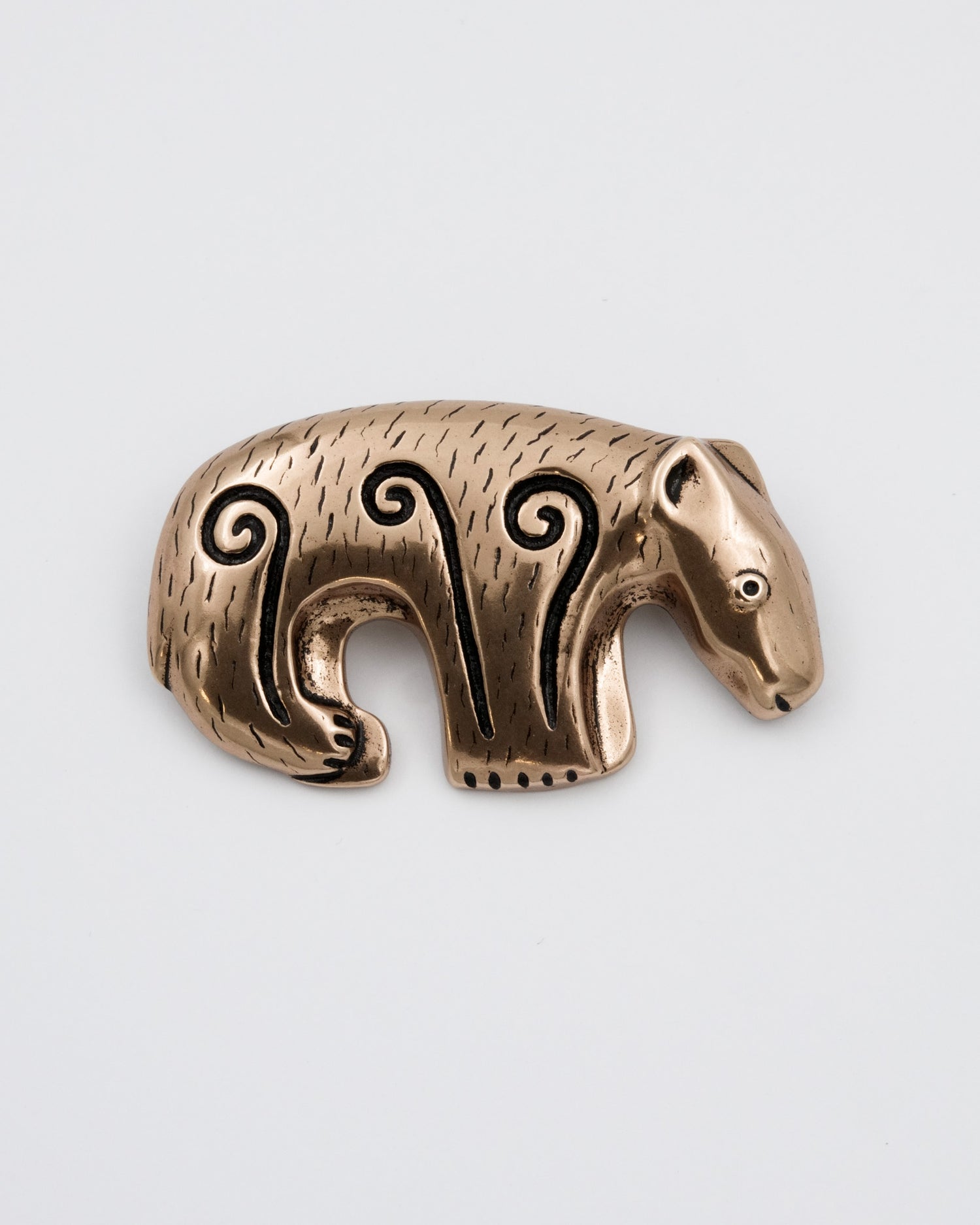 Preloved Kalevalankaruhu ブローチ ブロンズ