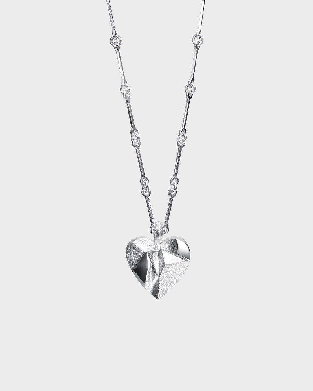 My Foolish Heart Necklace silver