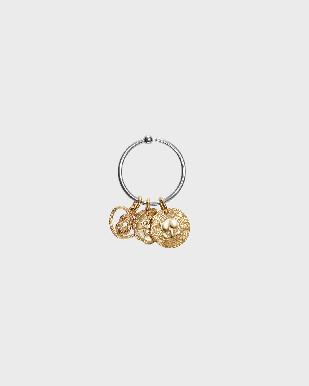 Amulet Mini Charm Kalevala Bear bronze